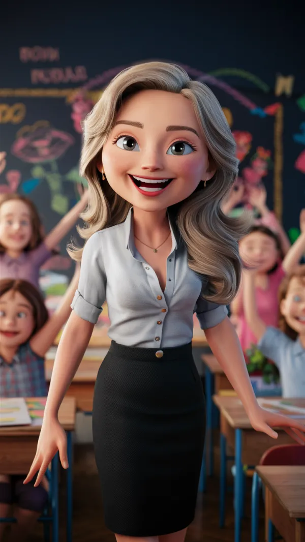 Cheerful Classroom Teacher