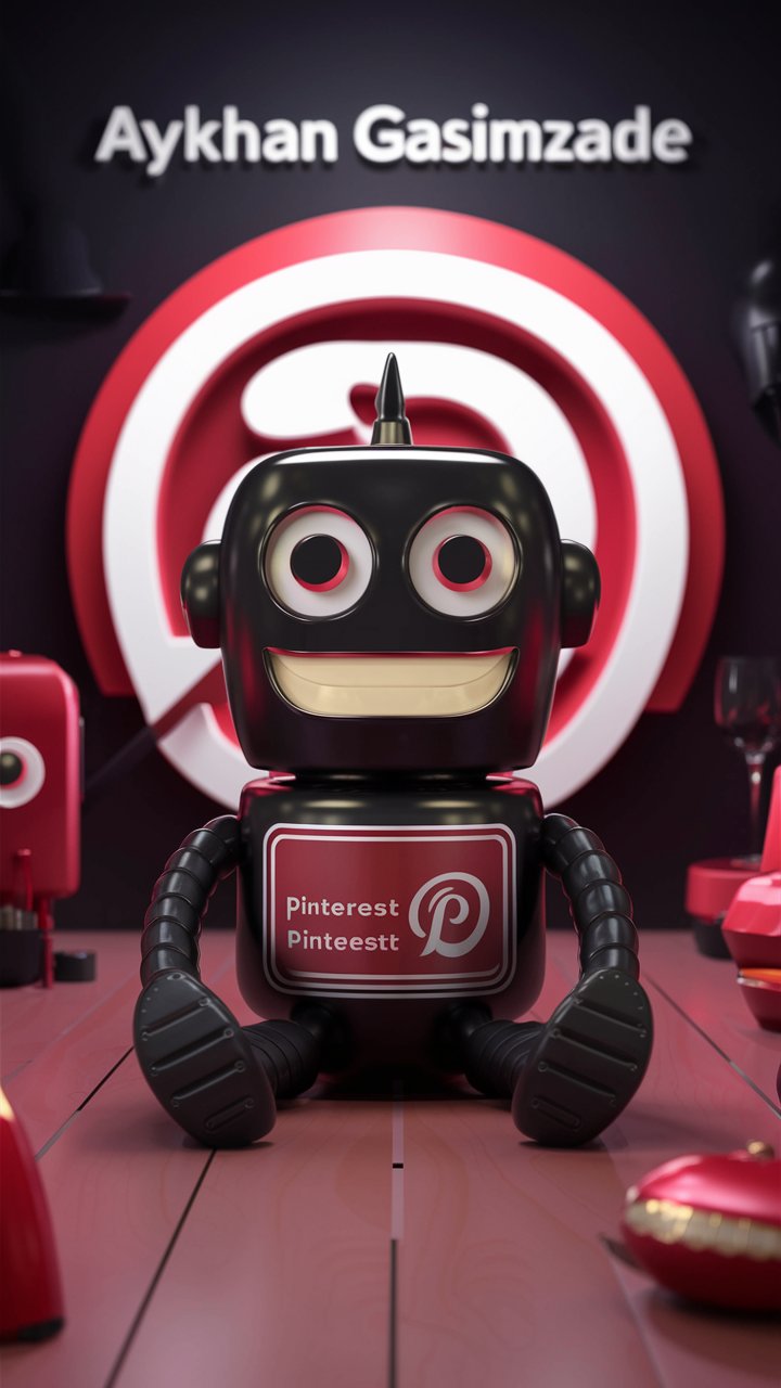 Retro Robot with Pinterest Charm
