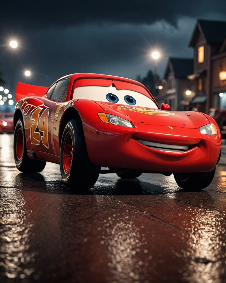 Rain-Soaked Speed Dream