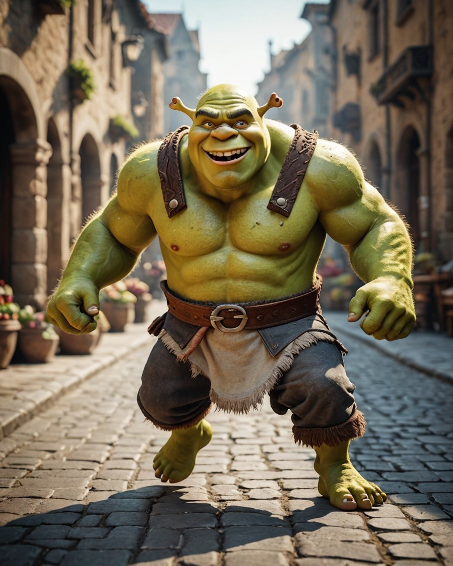 Shrek's Cobblestone Stroll