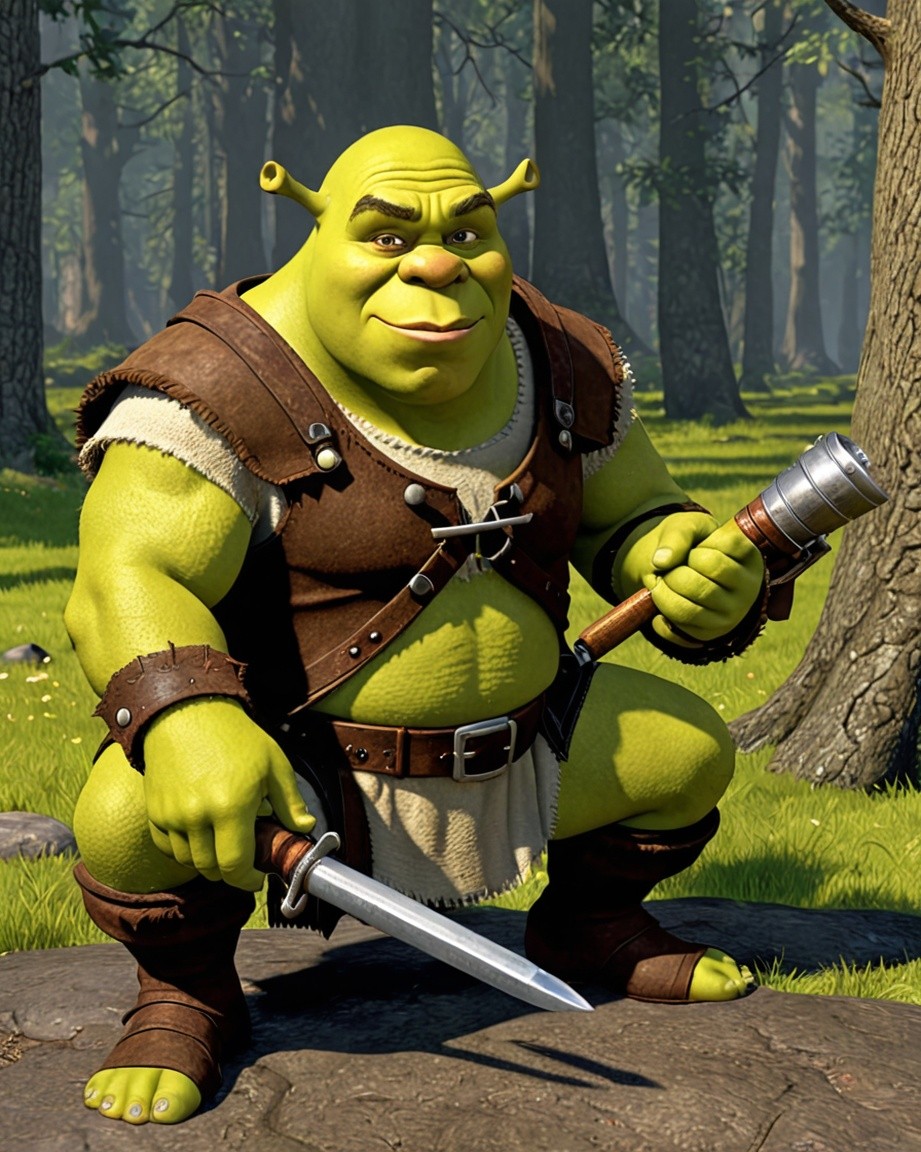 Stalwart Ogre in Emerald Glade