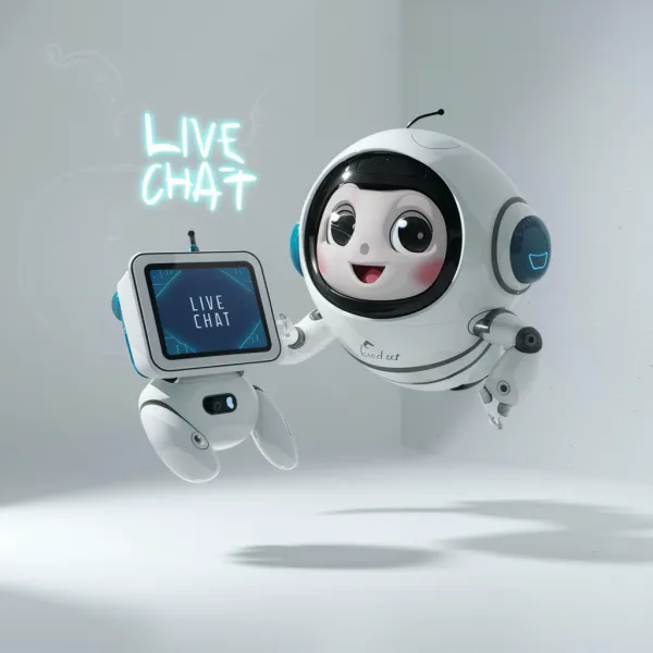 Glowing Live Chat Companions