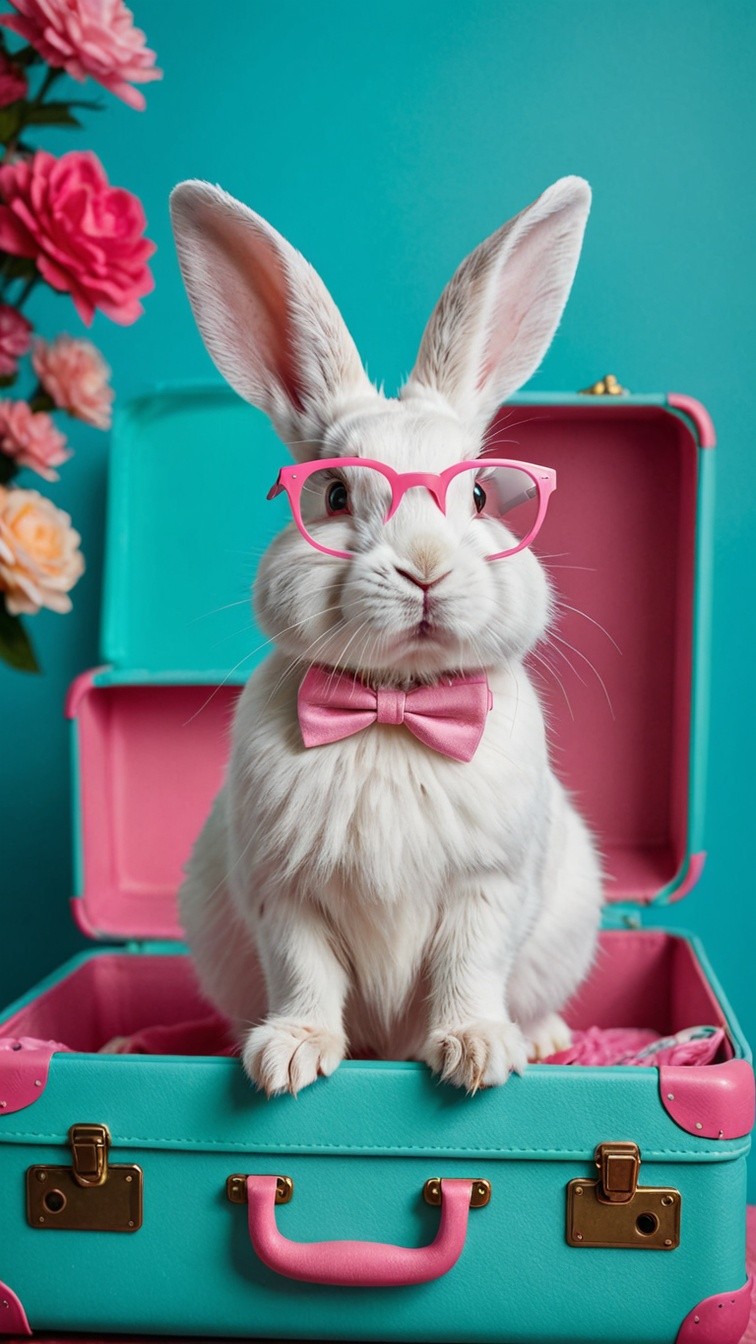 Pastel Bunny Elegance