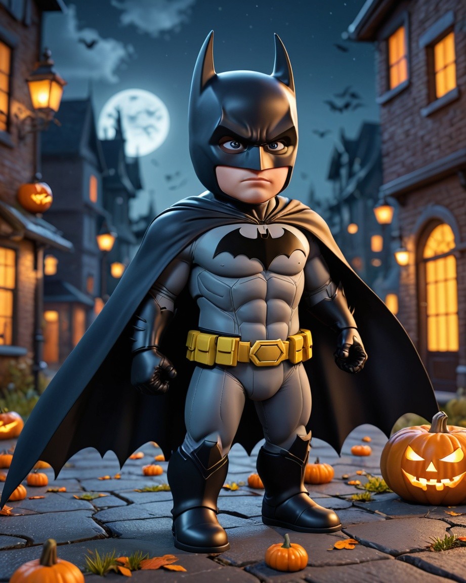 Moonlit Pumpkin Batman