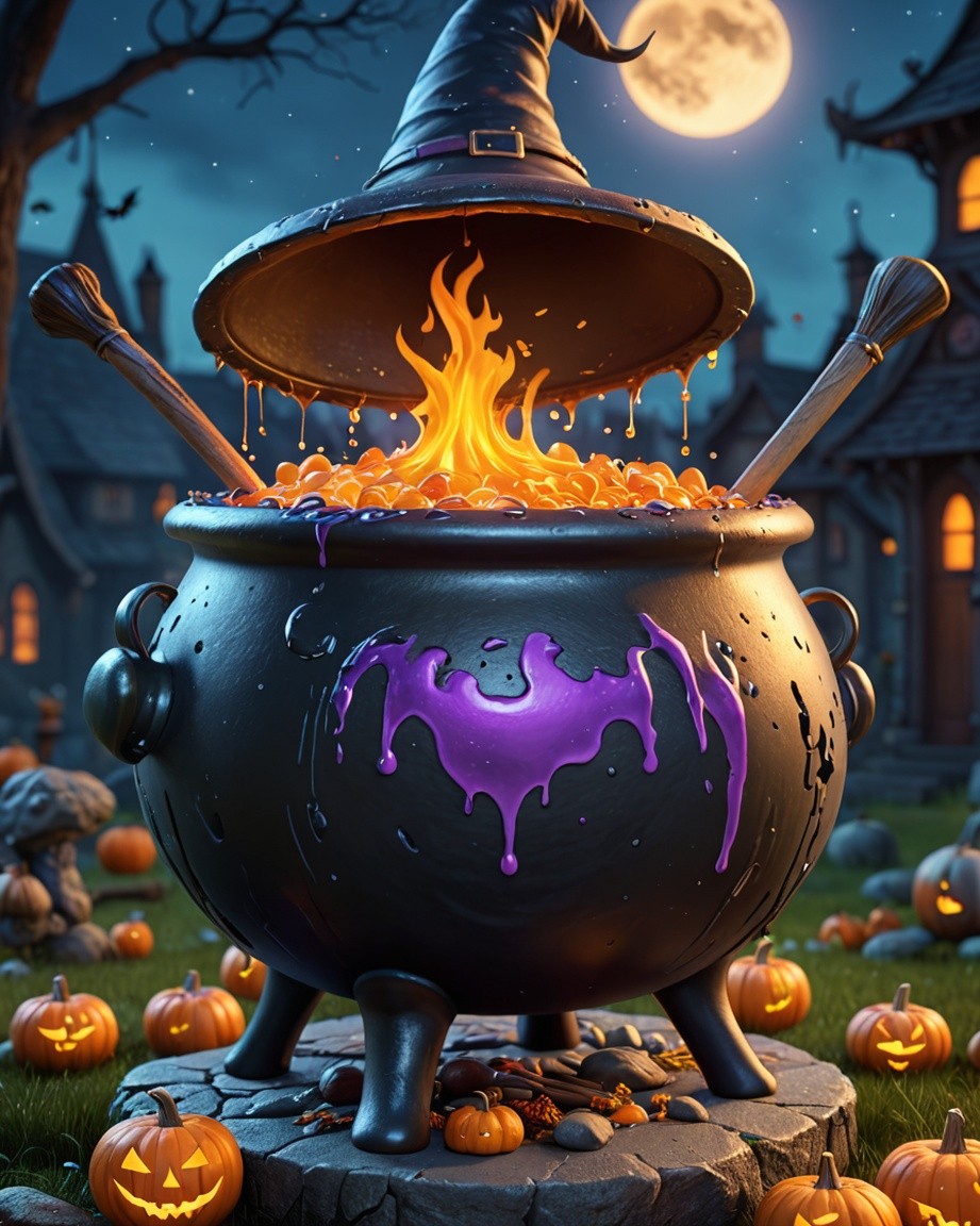 Mystic Cauldron's Glow