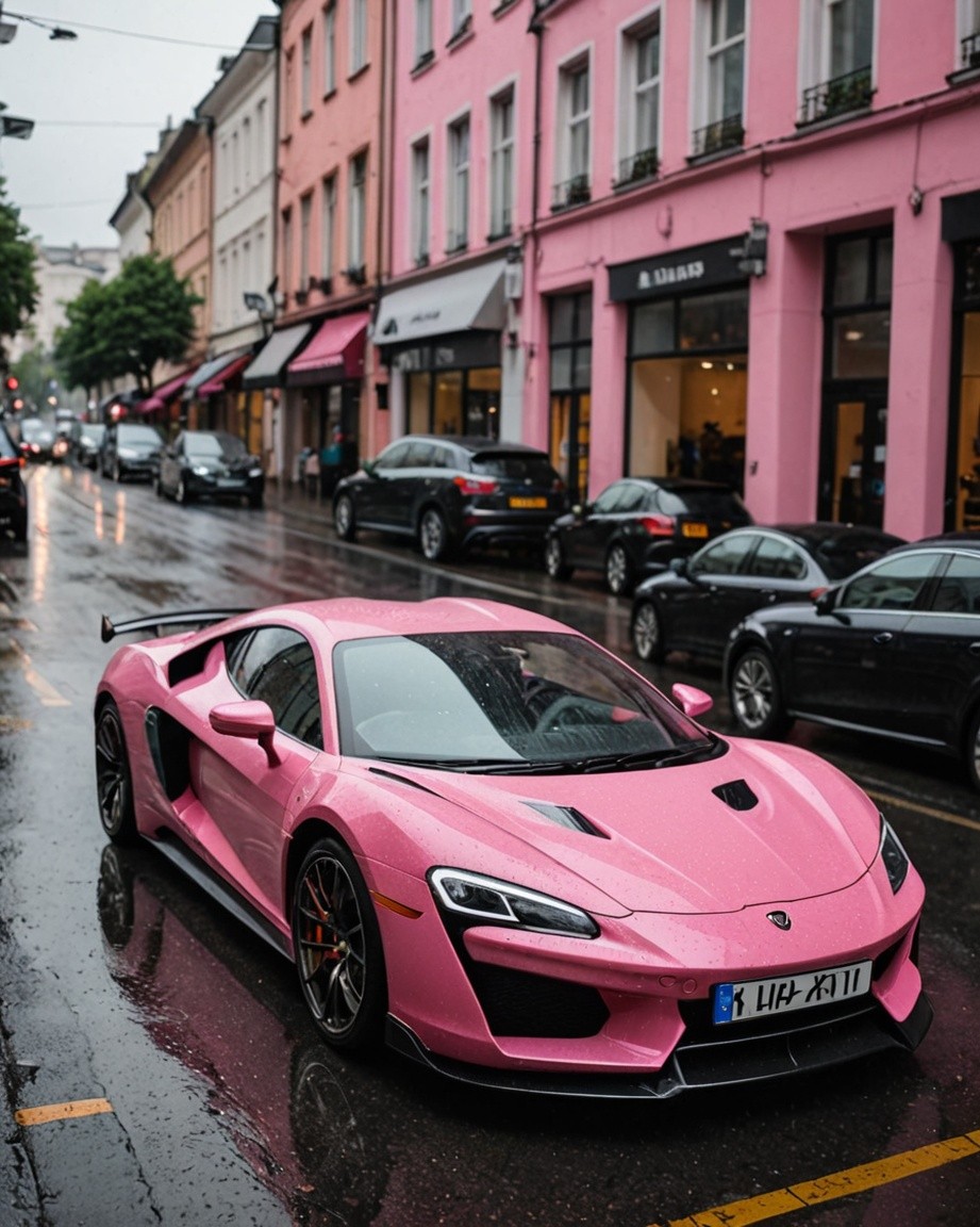 Glistening Pink City Drive