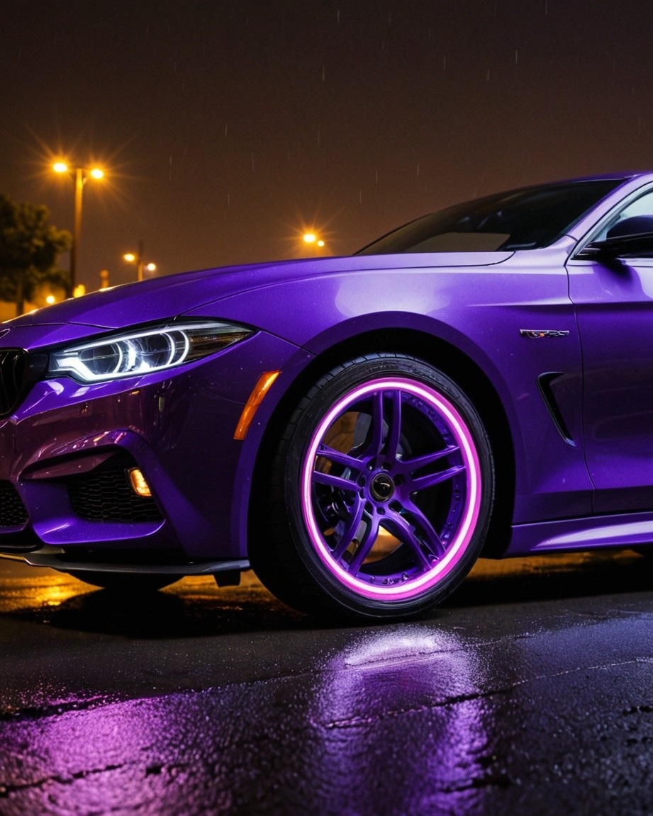 Neon Rain Night Drive