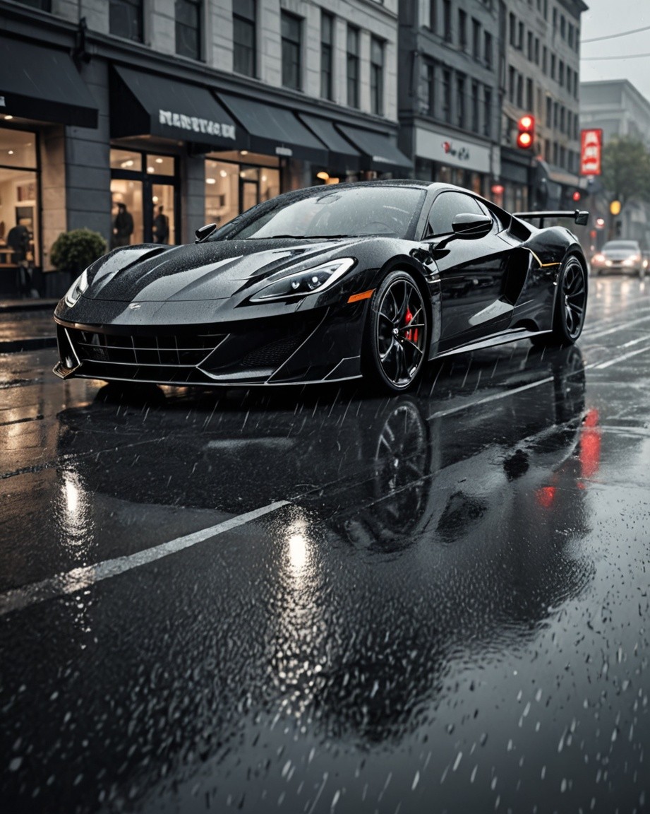Glistening Rain Urban Speed