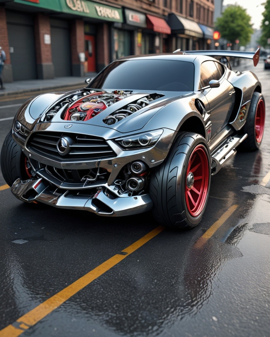 Rain-Slicked Speed Machine