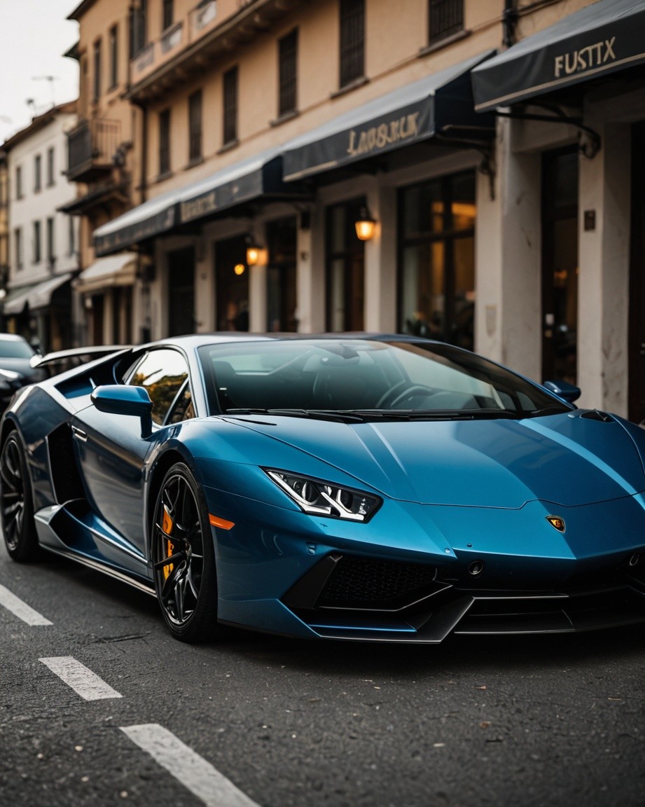 Sleek City Supercar Glow