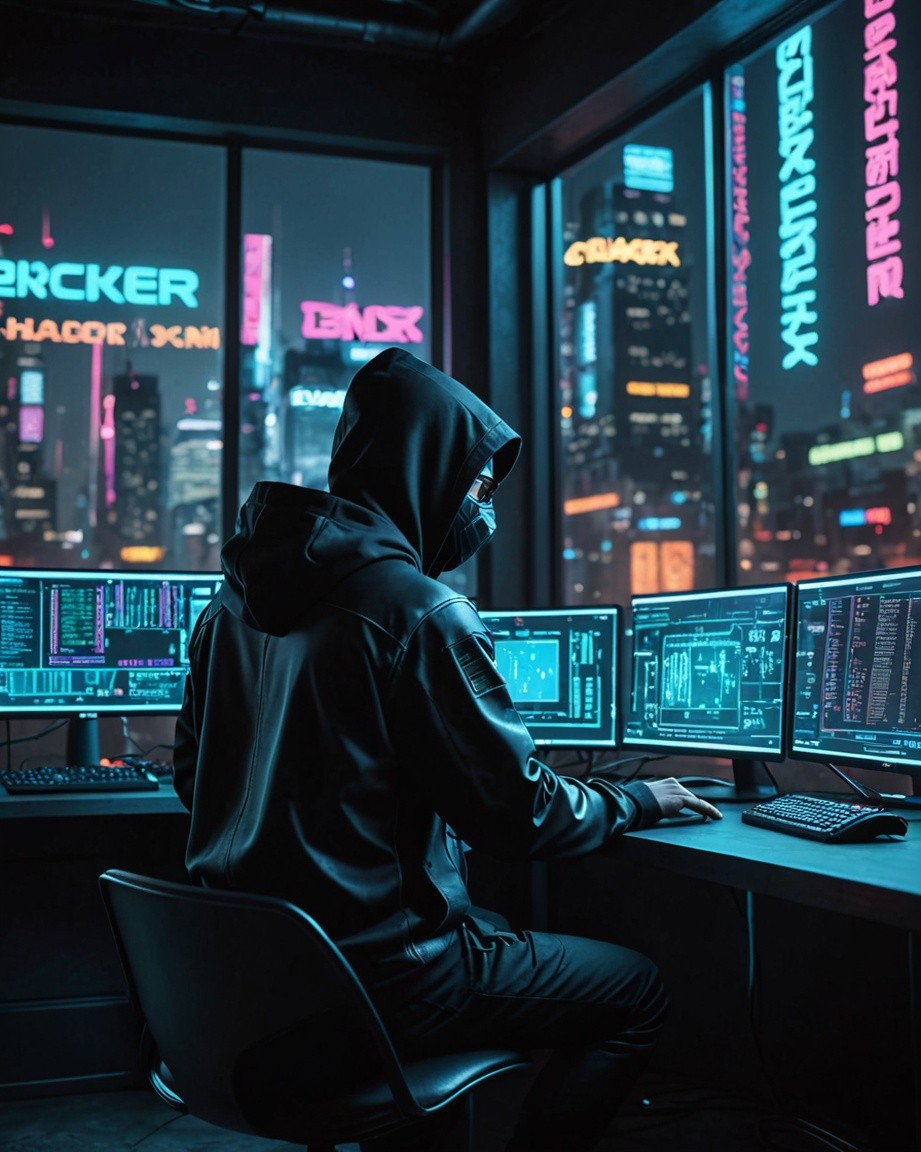 Neon Code in the Dark