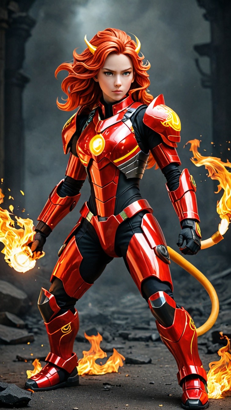 Fiery Armor Guardian