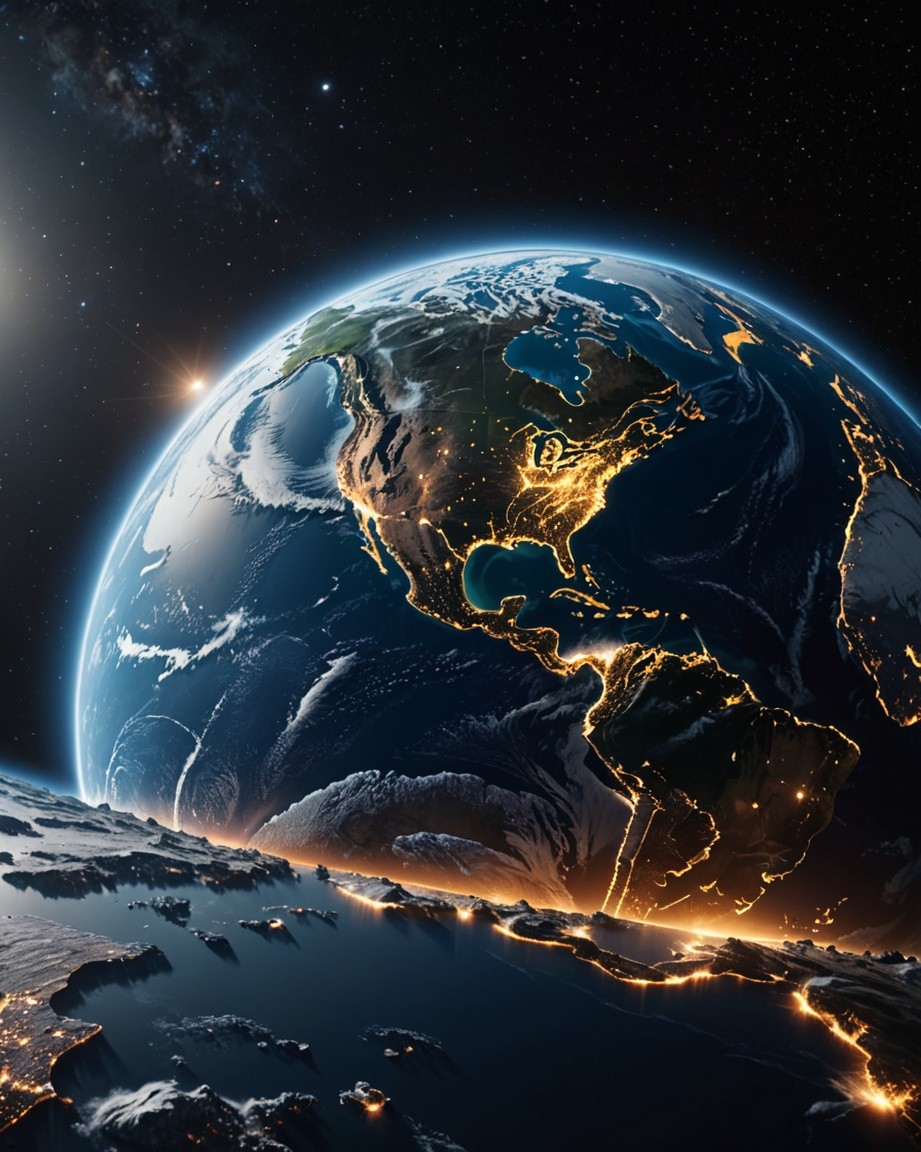 Glowing Earth's Silent Pulse