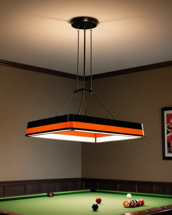 Sleek Pool Room Ambiance