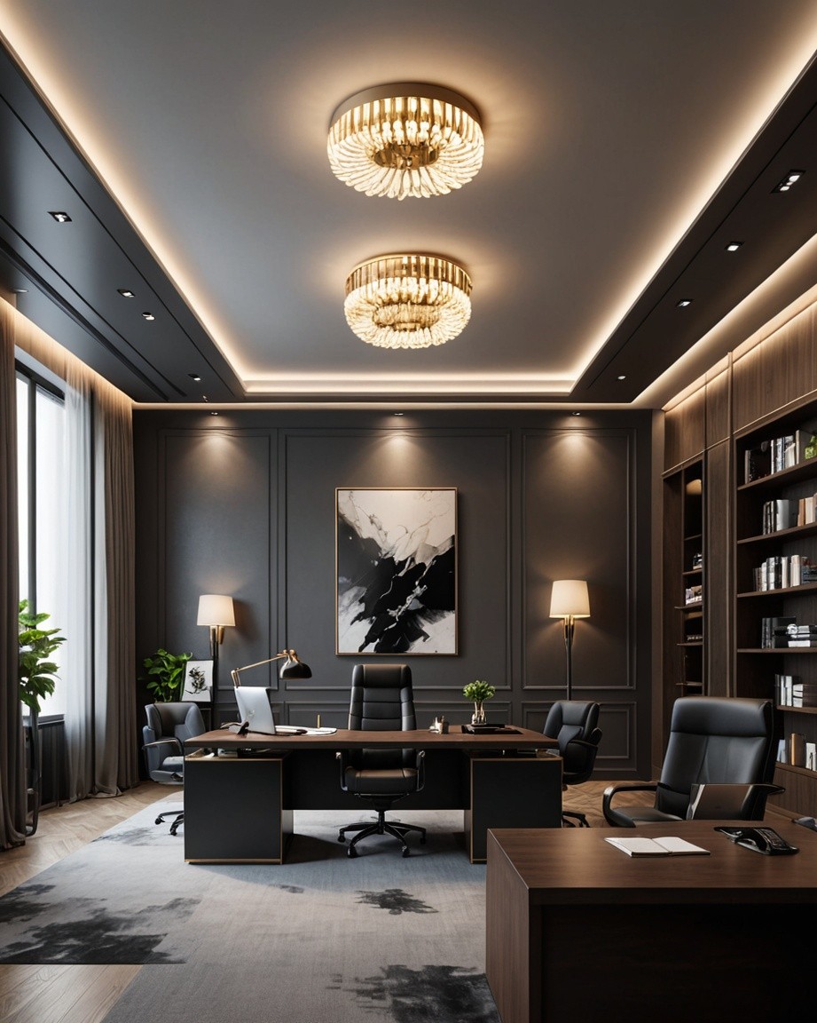 Opulent Executive Office Ambiance