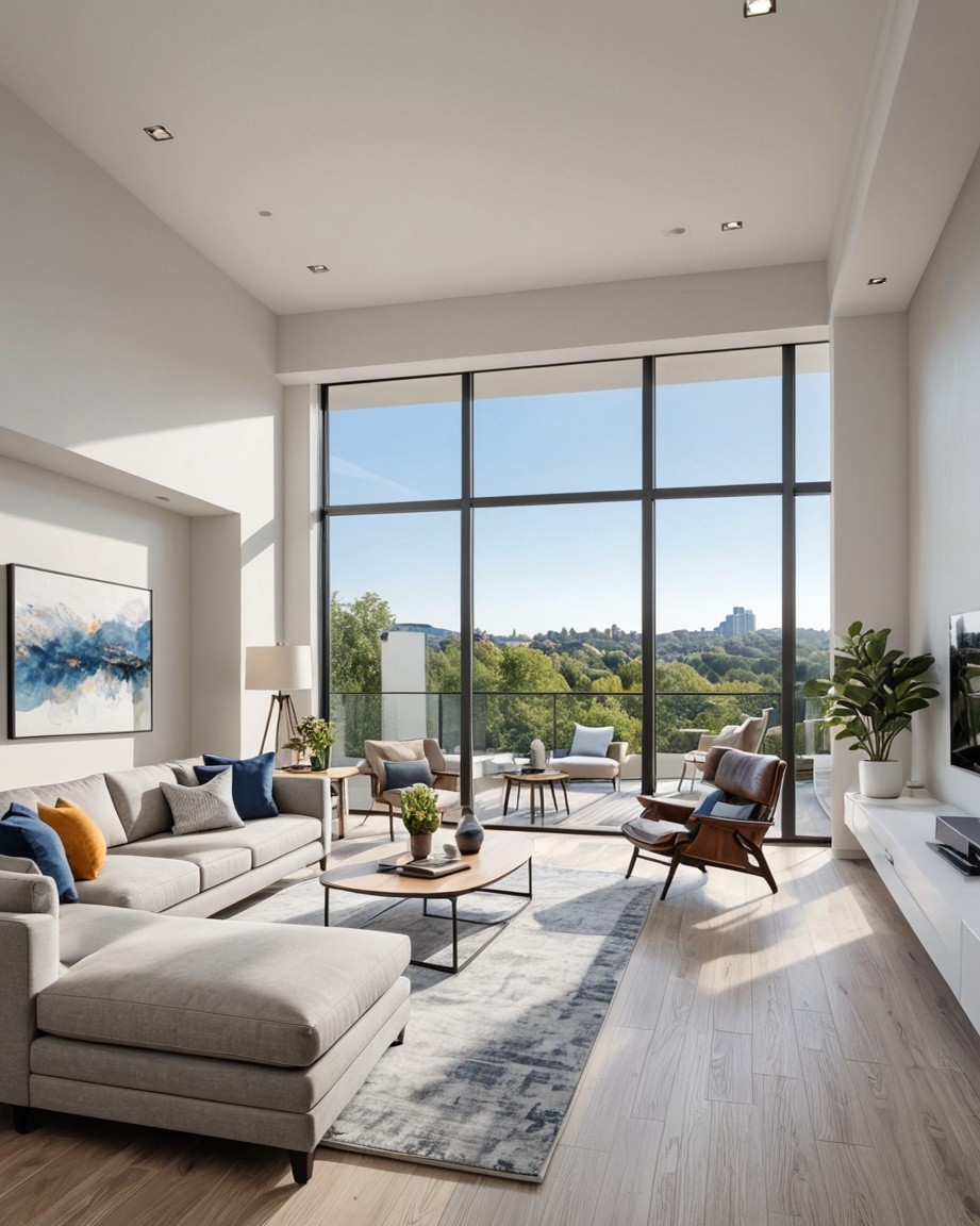 Sunlit Serenity Living Room