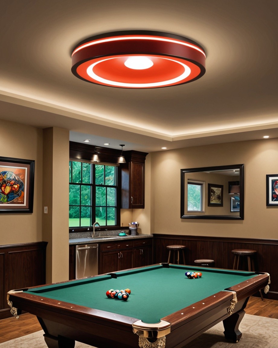 Warm Ambient Game Room Glow