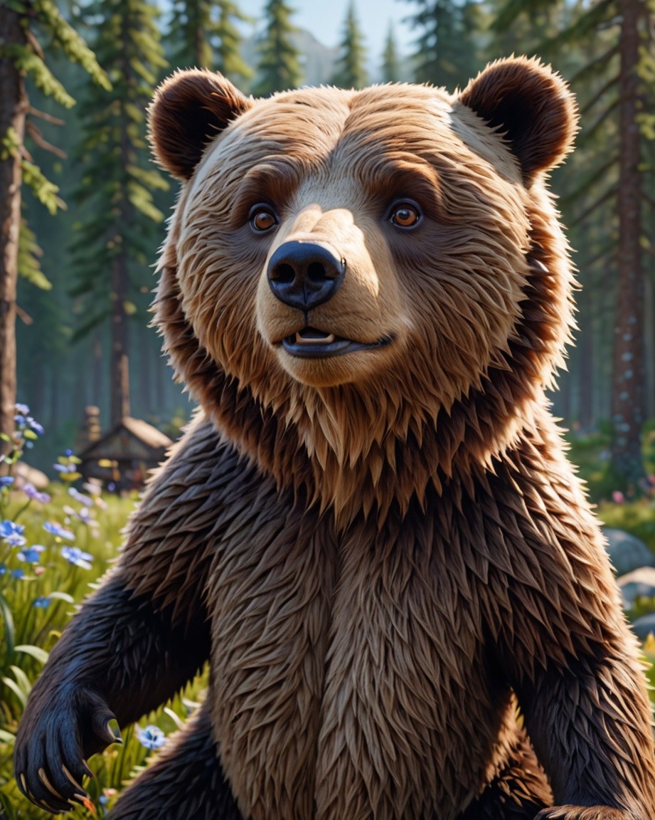 Forest Guardian's Warm Gaze