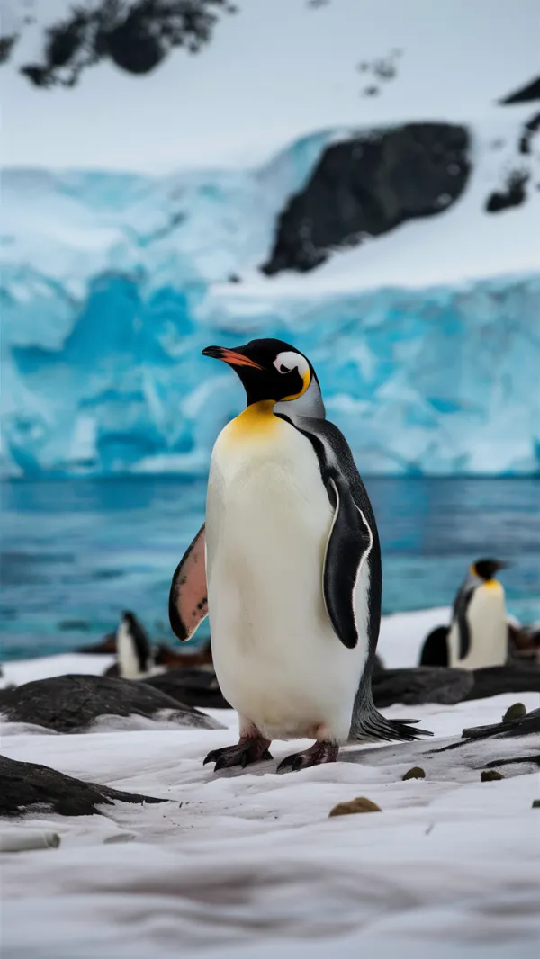 Frozen Tundra Pinguin's Quiet Stand