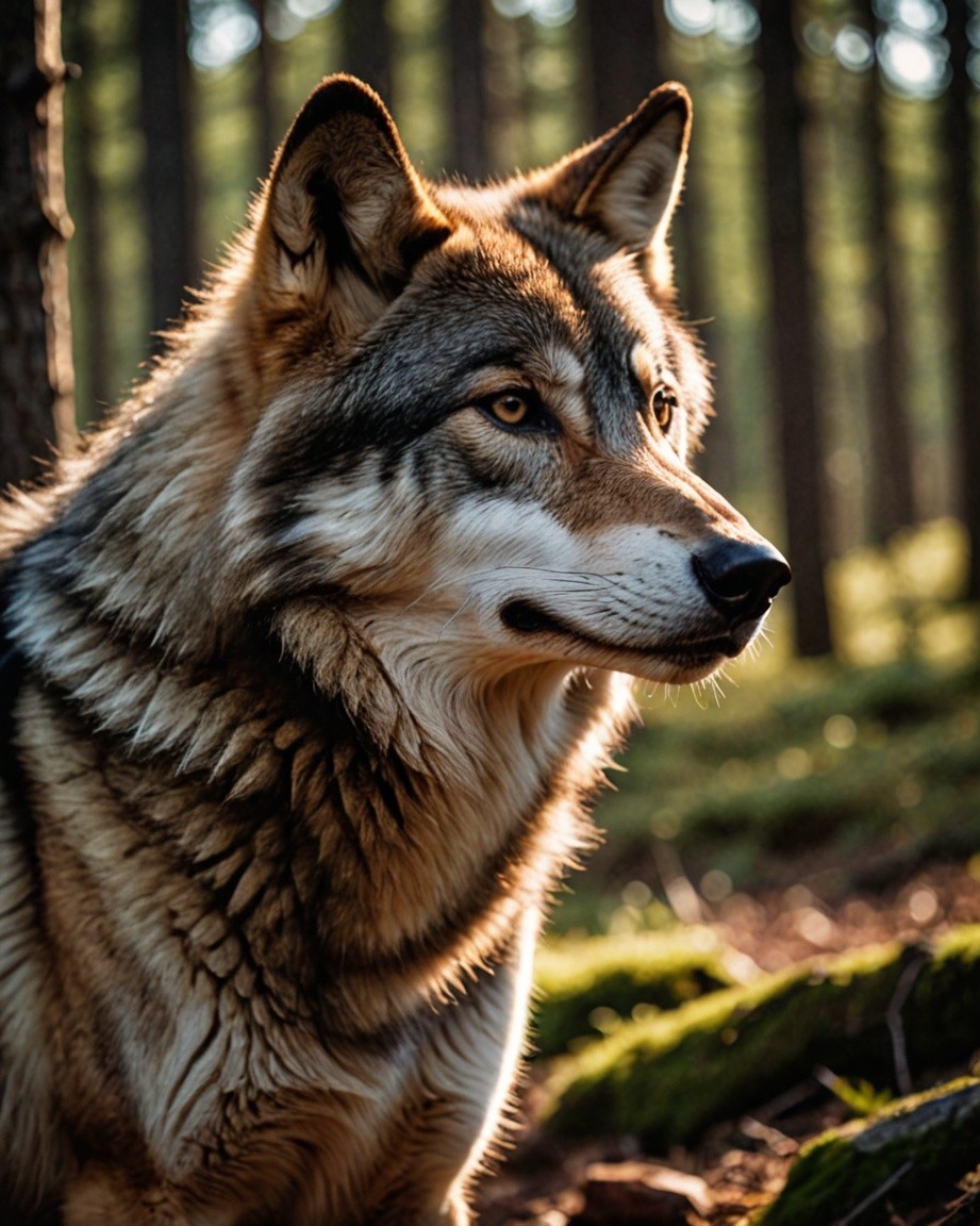 Golden Hour Wolf Watch