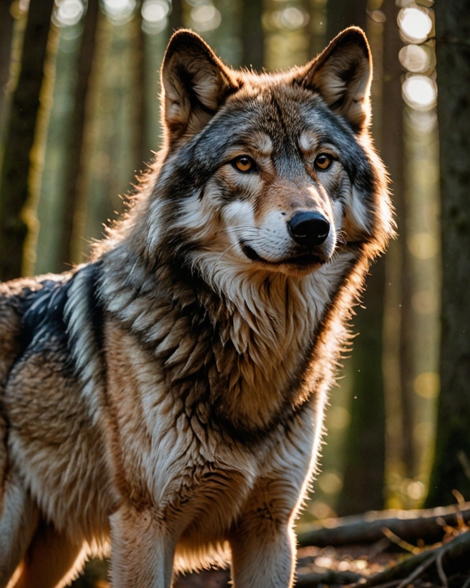 Forest Wolf Gaze