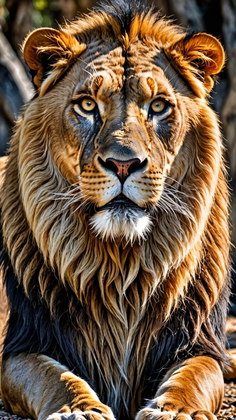 Lion's Golden Vigil