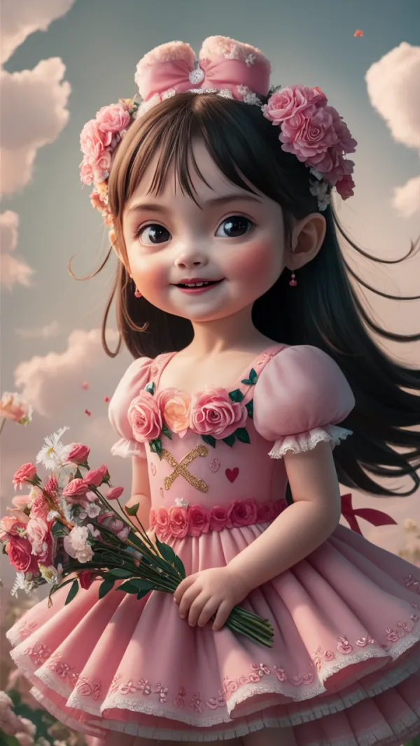 Pink Rose Dream Girl