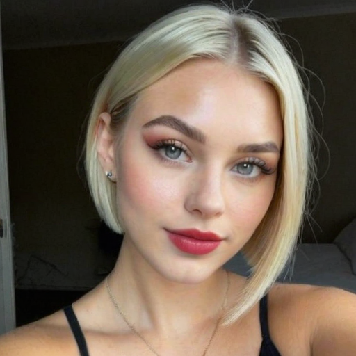 Radiant Red Lip Portrait