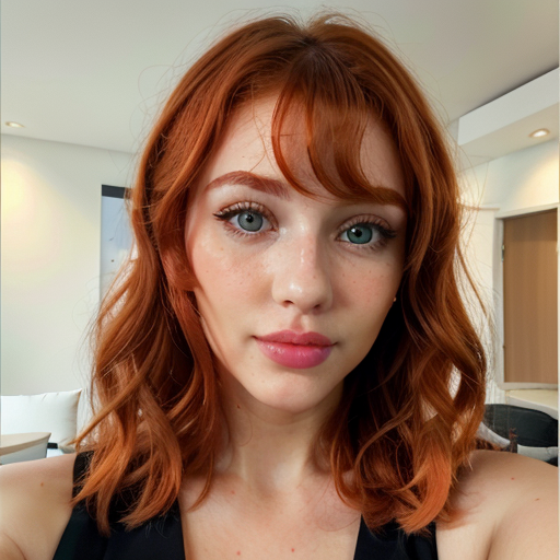 Warm Red Hair Confidence