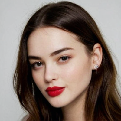 Bold Red Lip Elegance