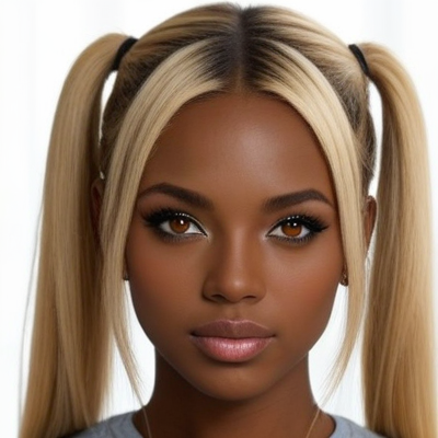 Dual Ponytail Elegance
