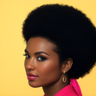 Vibrant Afro Elegance