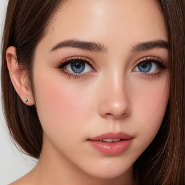 Serene Blue Eye Study