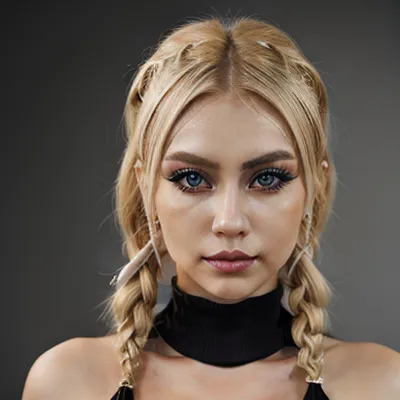 Braided Elegance in Soft Light