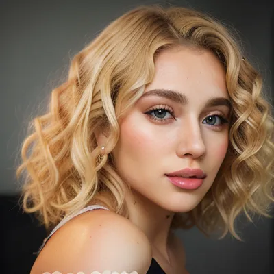 Golden Curl Light Portrait