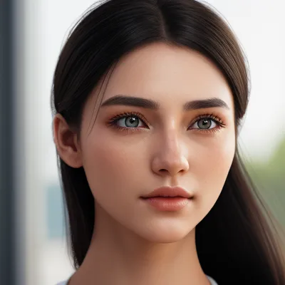 Soft Light Beauty Portrait