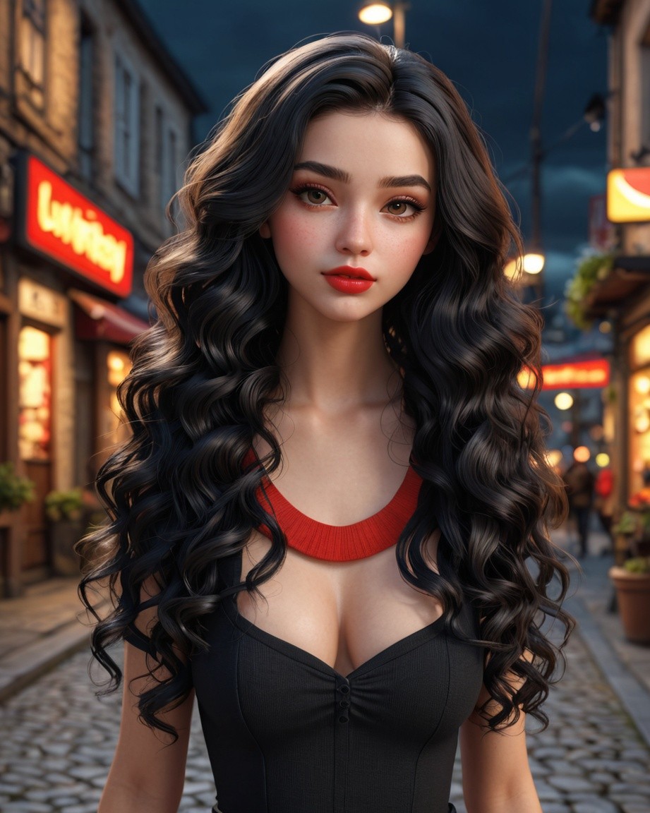 Evening Street Muse