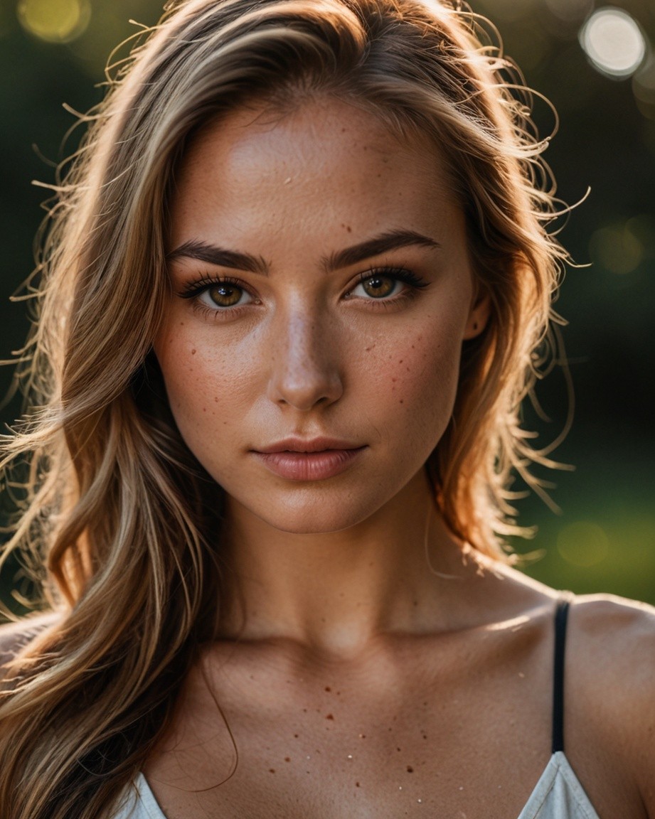 Golden Hour Beauty Portrait