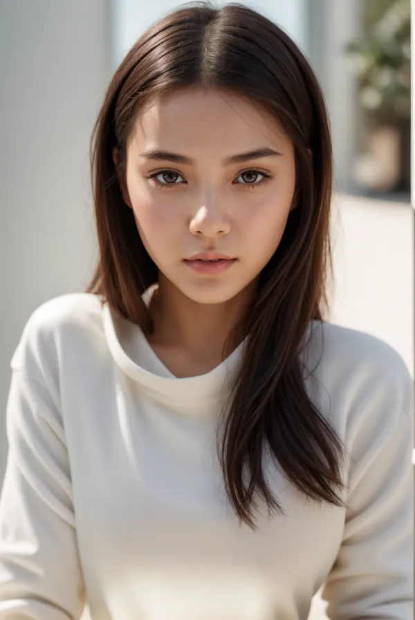 Sunlit Serenity Portrait
