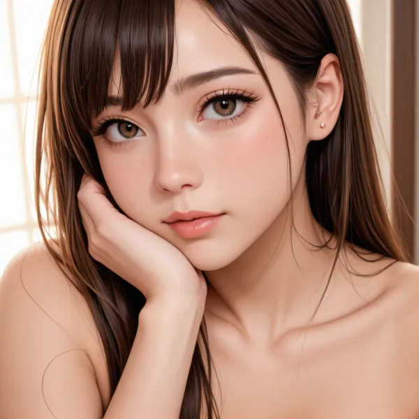 Serene Soft Light Portrait