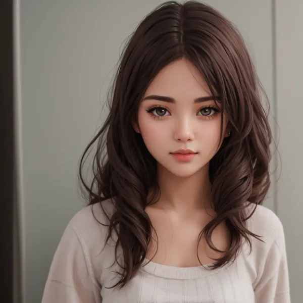 Calm Indoor Glow Portrait