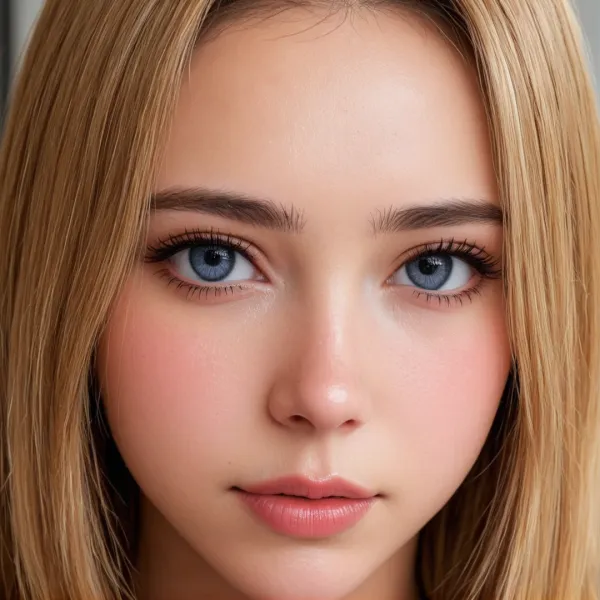 Serene Blue Eyed Glow