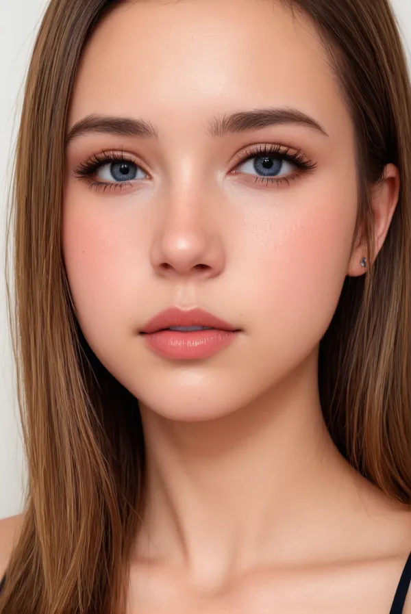 Serene Blue Gaze