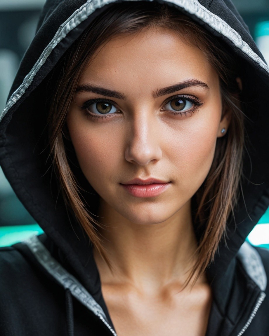 Hooded Urban Gaze