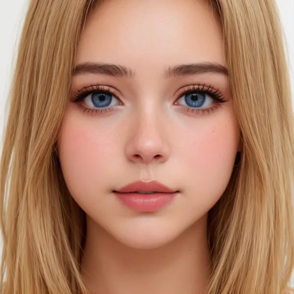 Radiant Golden Glow Portrait