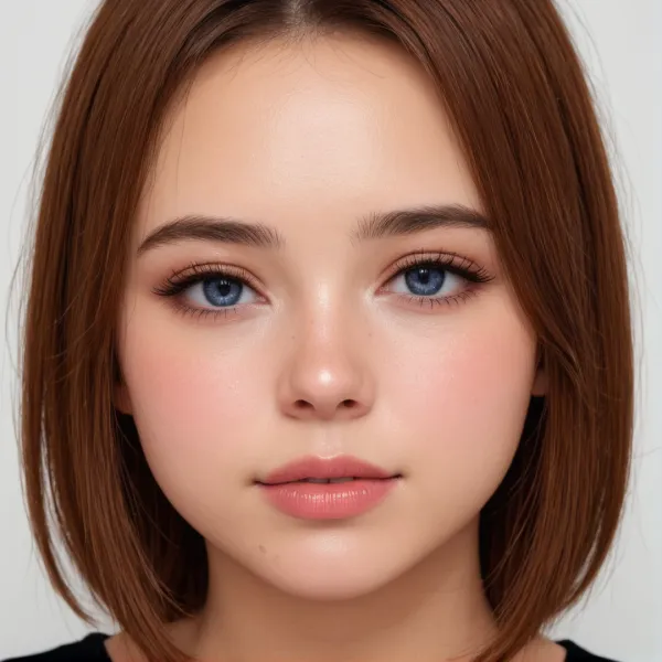 Soft Light Blue Gaze