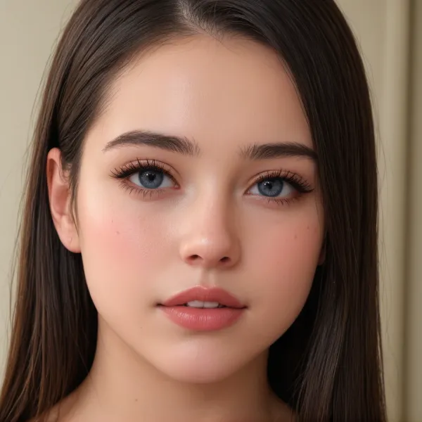 Ethereal Blue Light Portrait