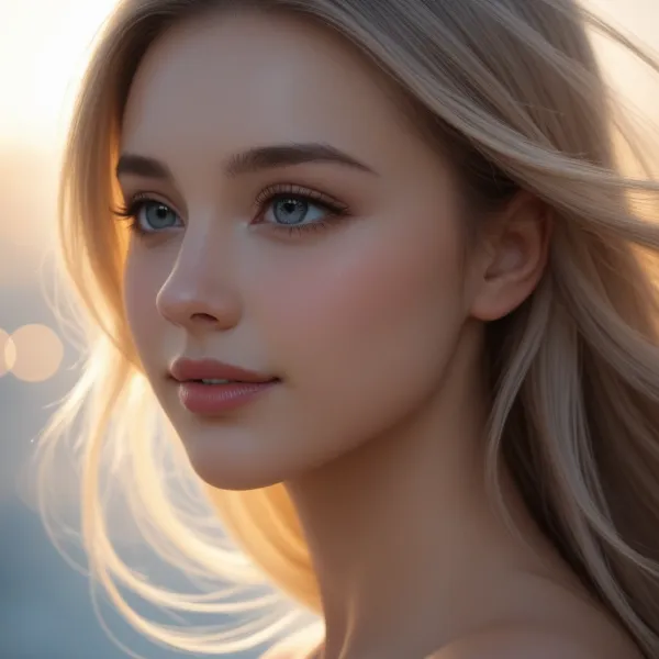 Golden Hour Beauty Portrait