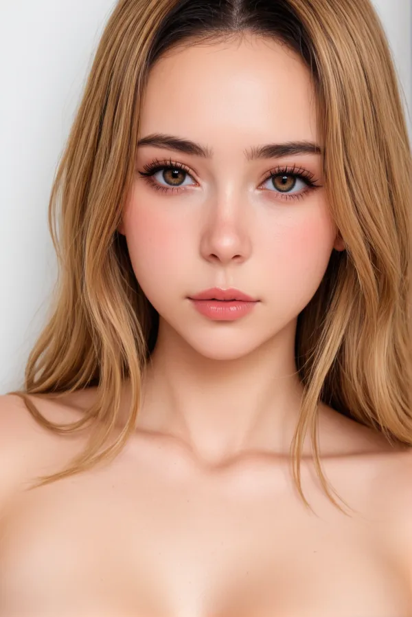 Serene Sunlight Portrait