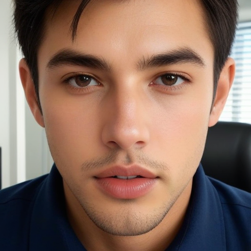 Calm Office Gaze